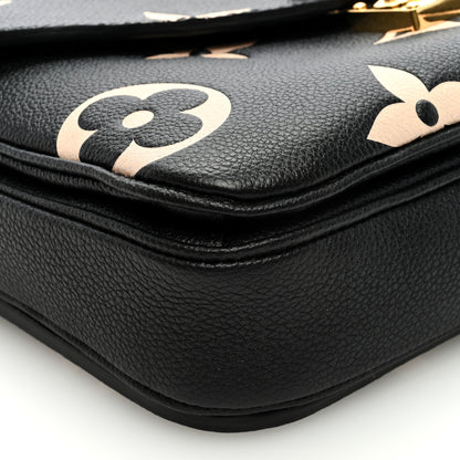 Louis Vuitton Empreinte Monogram Giant Pochette Metis Black Beige 7 of 9