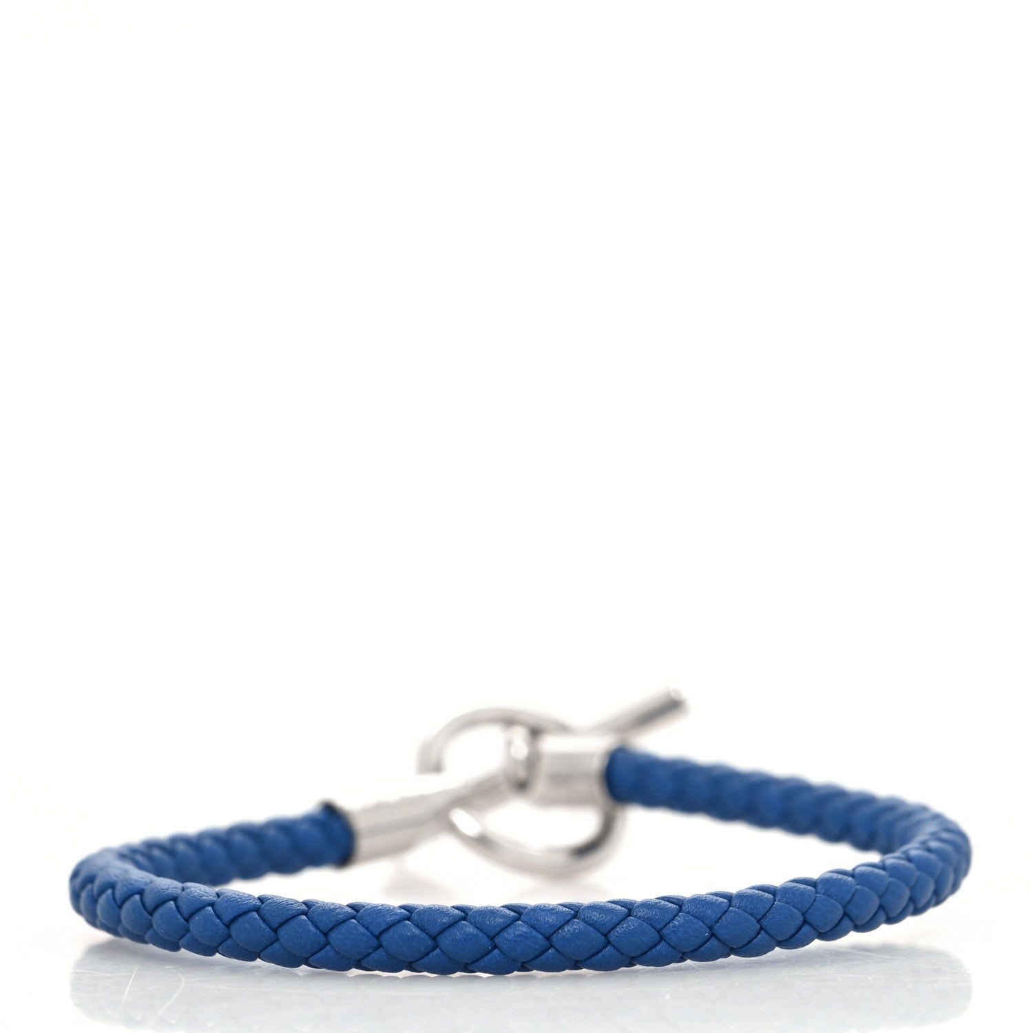 Hermes Swift Glenan H Bracelet T5 Bleu De France 3 of 5