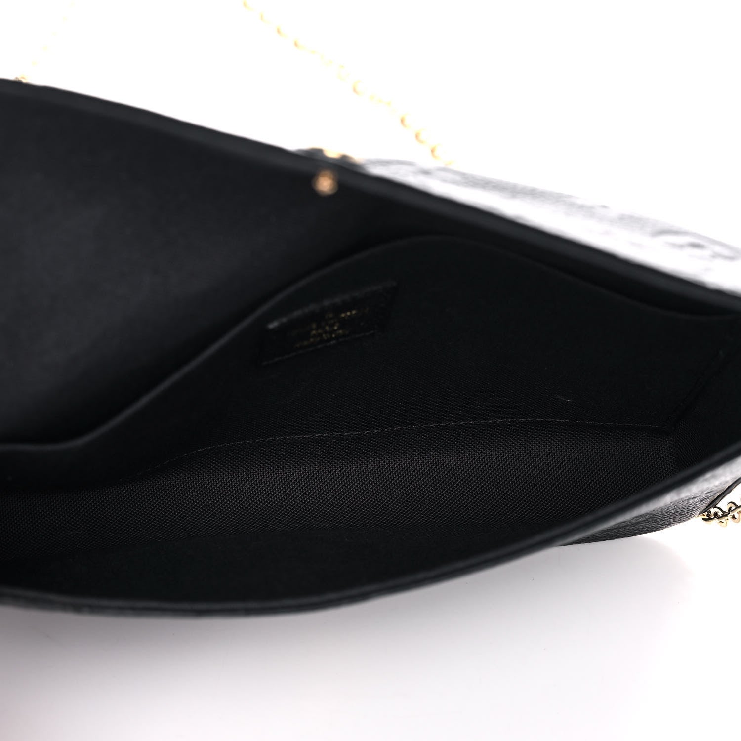 Louis Vuitton Empreinte Pochette Felicie Chain Wallet Black 5 of 10