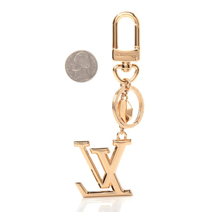 Louis Vuitton LV Facettes Bag Charm Key Holder Gold 2 of 4