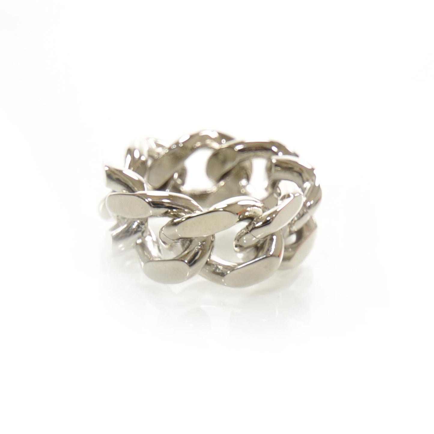 Palladium Chain Scarf Ring
