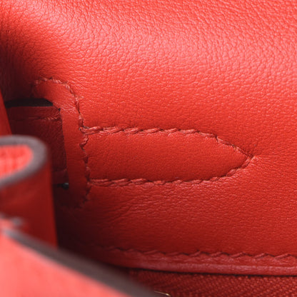 Hermes Swift Kelly Retourne 25 Rouge Tomate 24 of 36