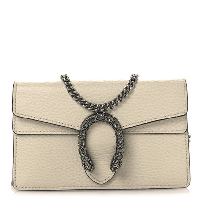 Gucci Dollar Calfskin Crystal Super Mini Dionysus Shoulder Bag Mystic White Black Diamond 1 of 9