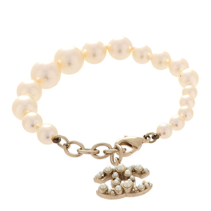 Chanel Pearl CC Bracelet Gold 1 of 5