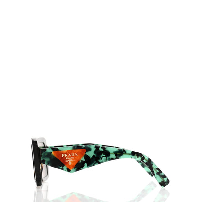 Prada Acetate Symbole Sunglasses SPR 23Y Red Tortoise 3 of 7