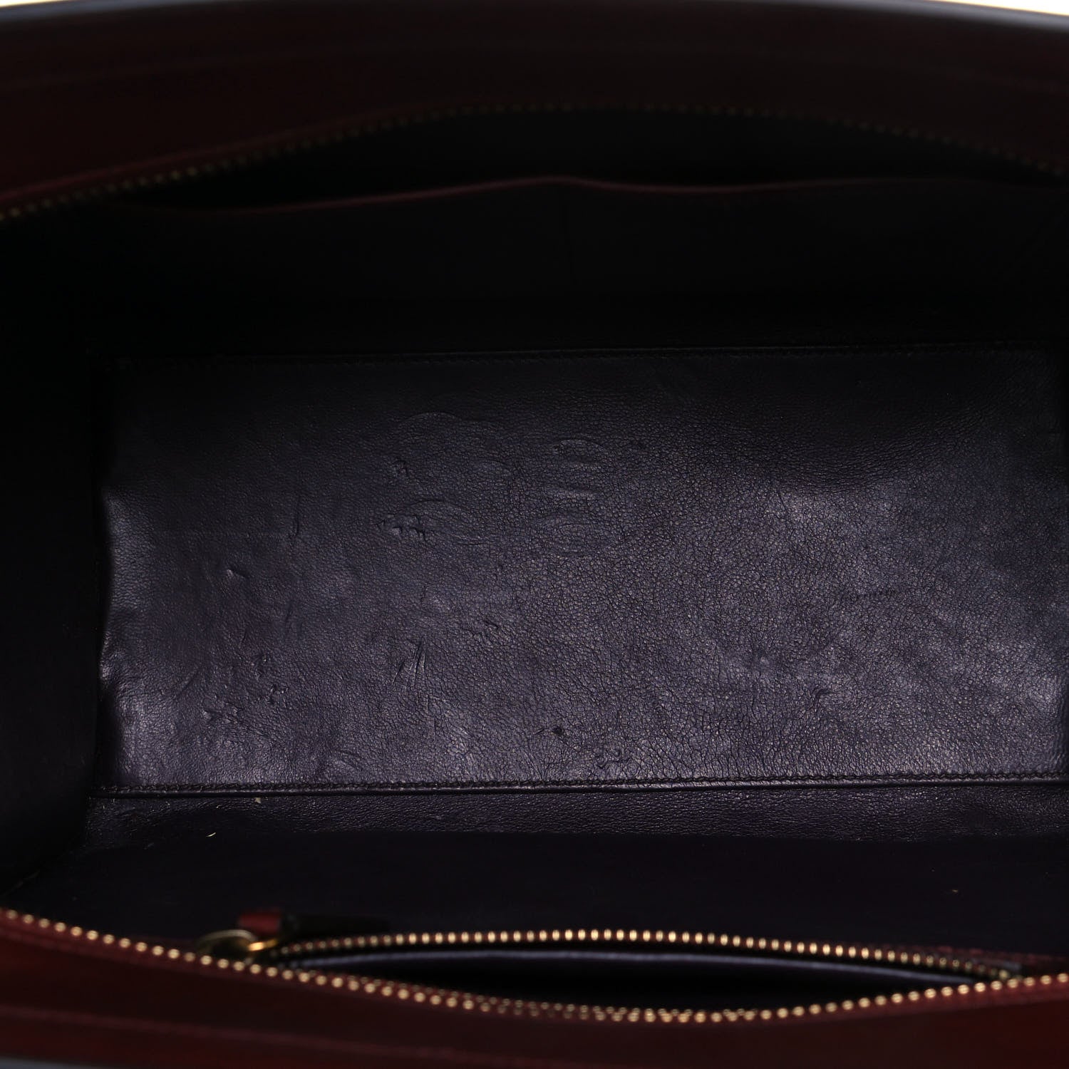 Celine Smooth Calfskin Micro Luggage Burgundy 4 of 14