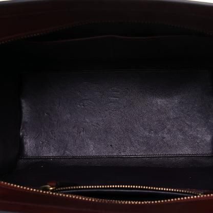 Celine Smooth Calfskin Micro Luggage Burgundy 4 of 14