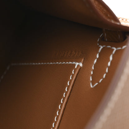 Hermes Epsom Mini Kelly Sellier 20 Gold 7 of 11