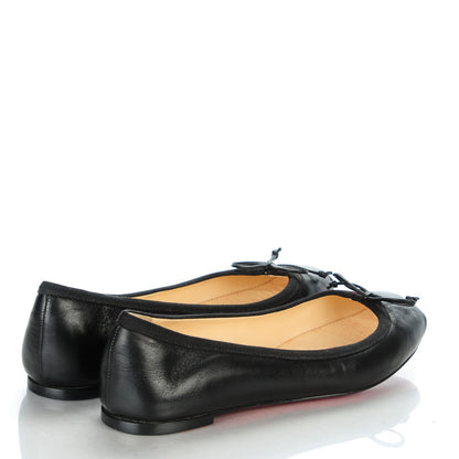 Christian Louboutin Nappa Rosella Flats 37.5 Black 4 of 8