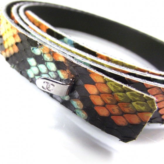 Python Skinny Belt 80 32 Multicolor