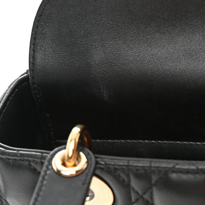 Christian Dior Lambskin Cannage Small My ABCDior Lady Dior Black 11 of 19