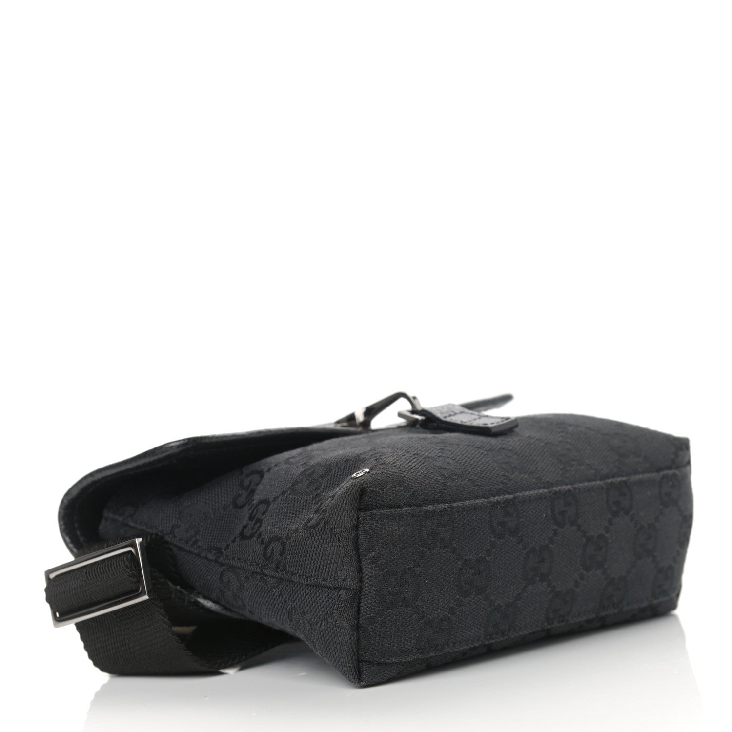 Gucci GG Monogram Web Flight Belt Bag Black 4 of 10