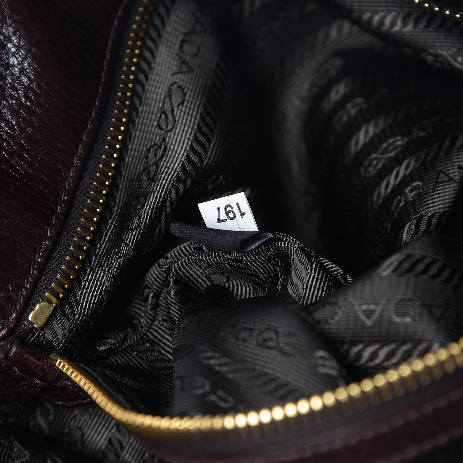 Prada Cervo Antik Tote Caffe Sfumato 8 of 16