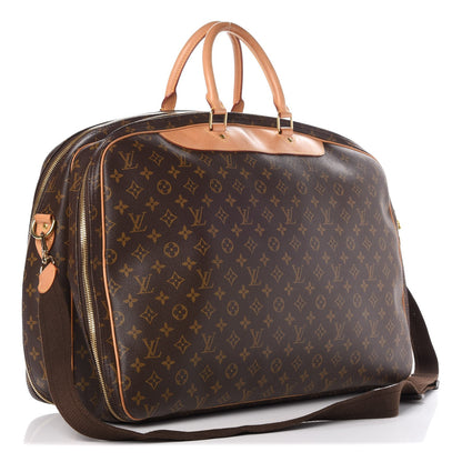 Louis Vuitton Monogram Alize 2 Compartment Luggage Travel Bag 4 of 15