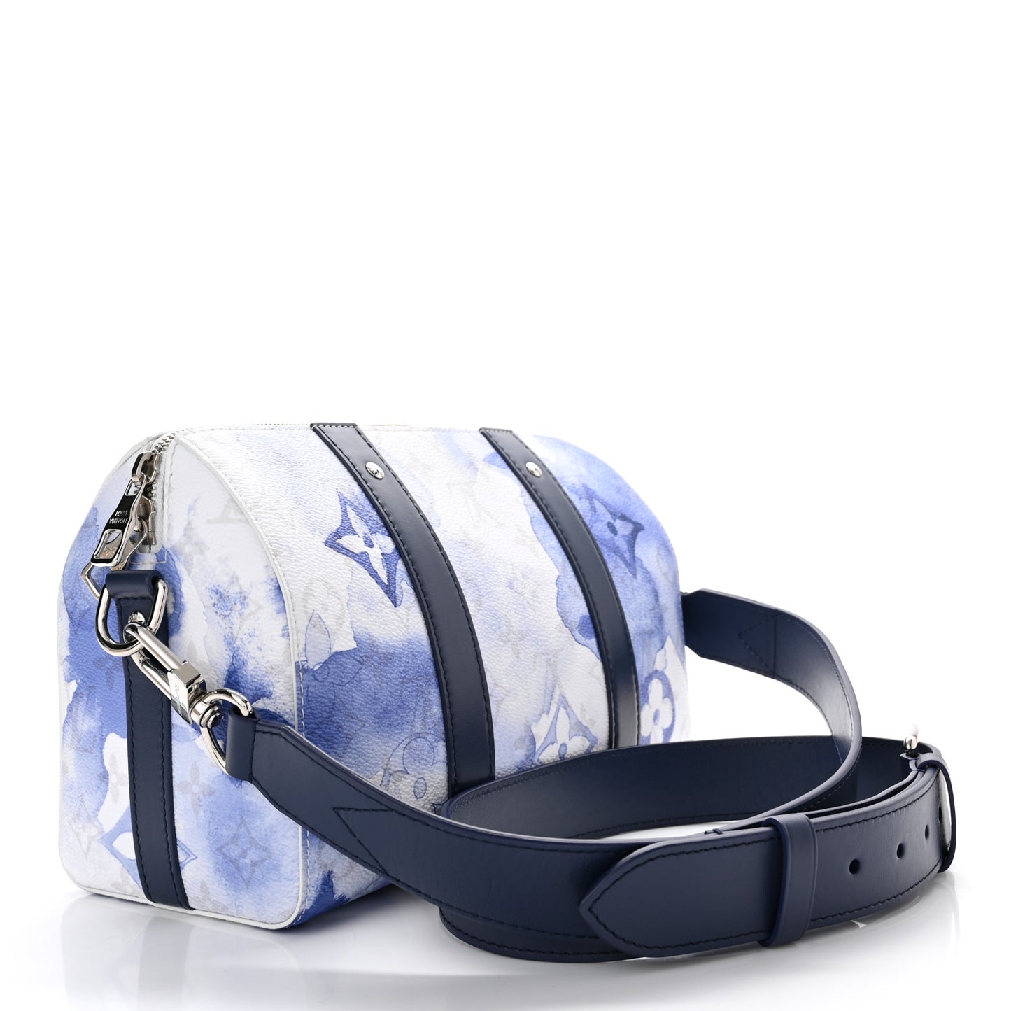 Monogram Watercolor City Keepall Blue