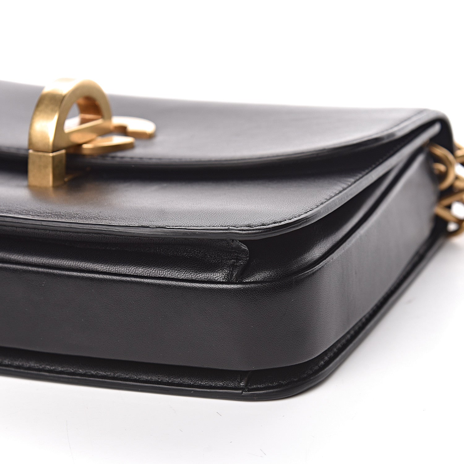 Christian Dior Smooth Calfskin C'est Flap Bag Black 11 of 15