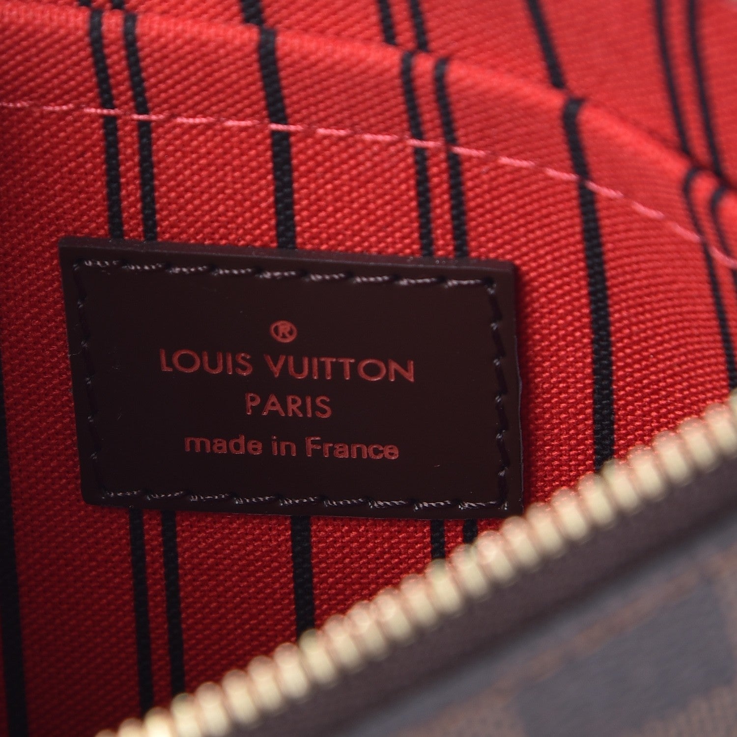 Louis Vuitton Damier Ebene Neverfull PM Pochette 6 of 7