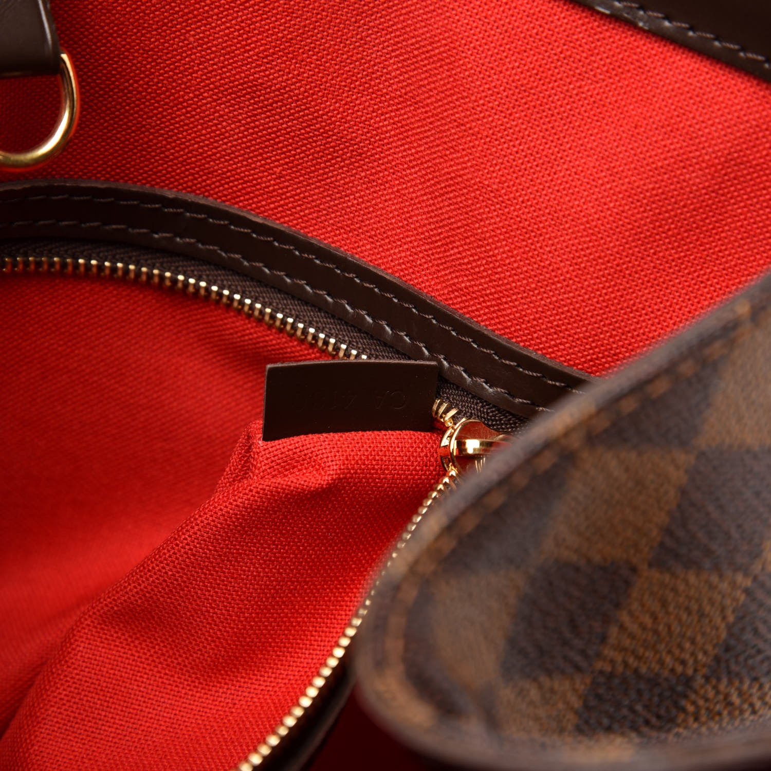 Louis Vuitton Damier Ebene Cabas Rivington 9 of 11
