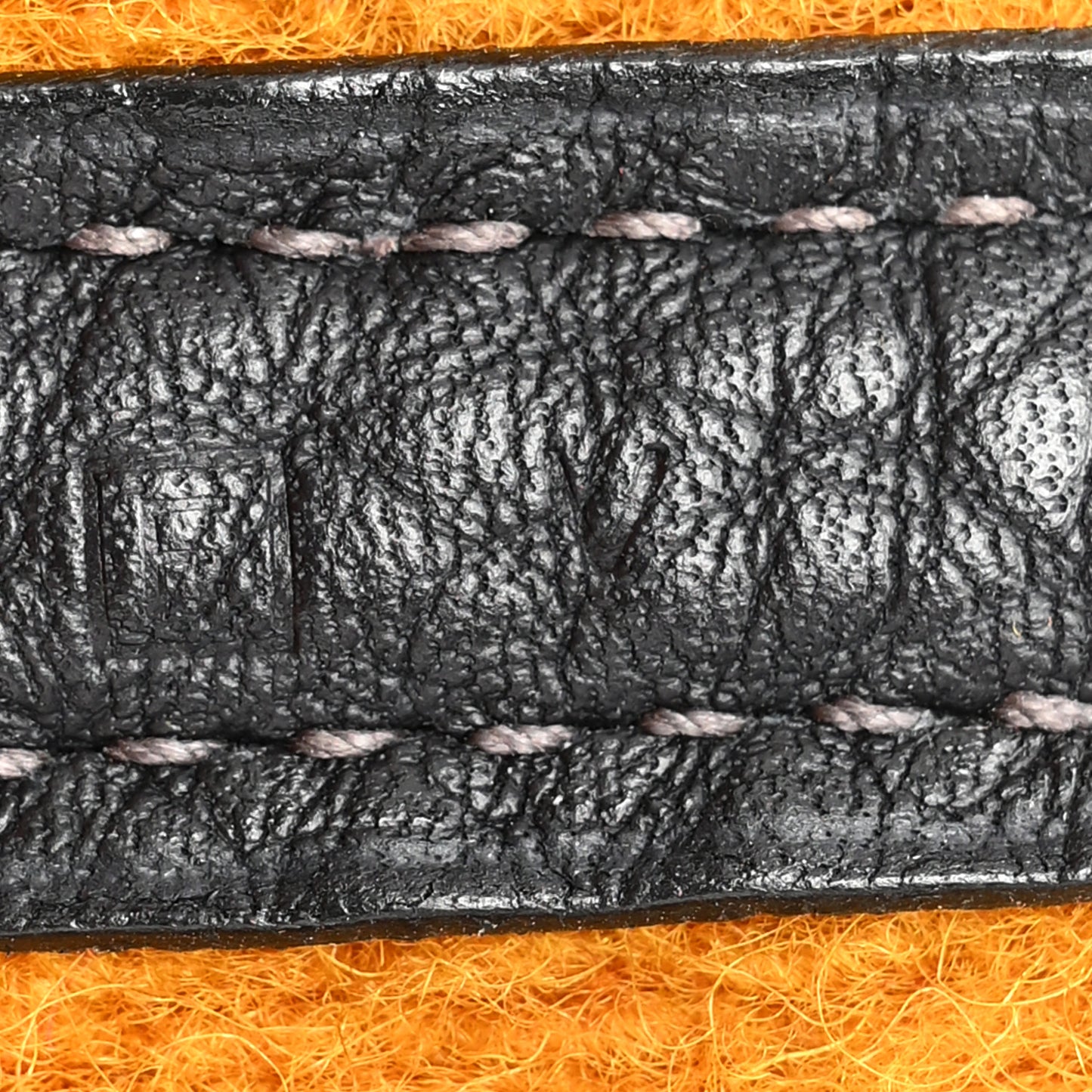 Wool Rocabar Garden Party Tote 36 MM Orange Black