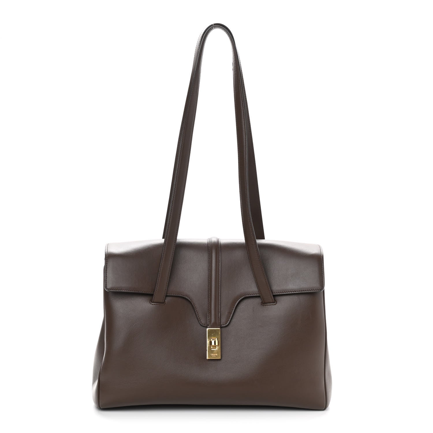 Celine Calfskin Medium Soft 16 Bag Wood 1 of 9