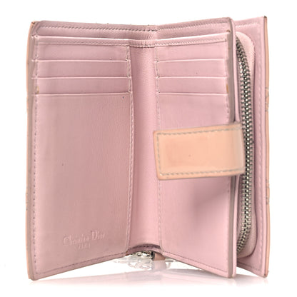 Christian Dior Patent Cannage Lady Dior Eden Wallet Rose Clair 5 of 15