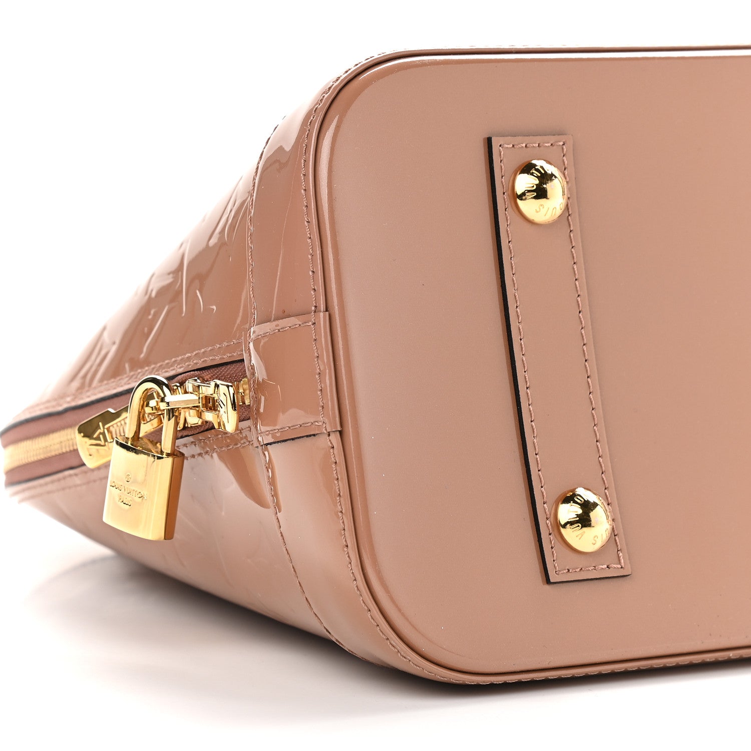 Louis Vuitton Vernis Alma PM Rose Velours 7 of 8