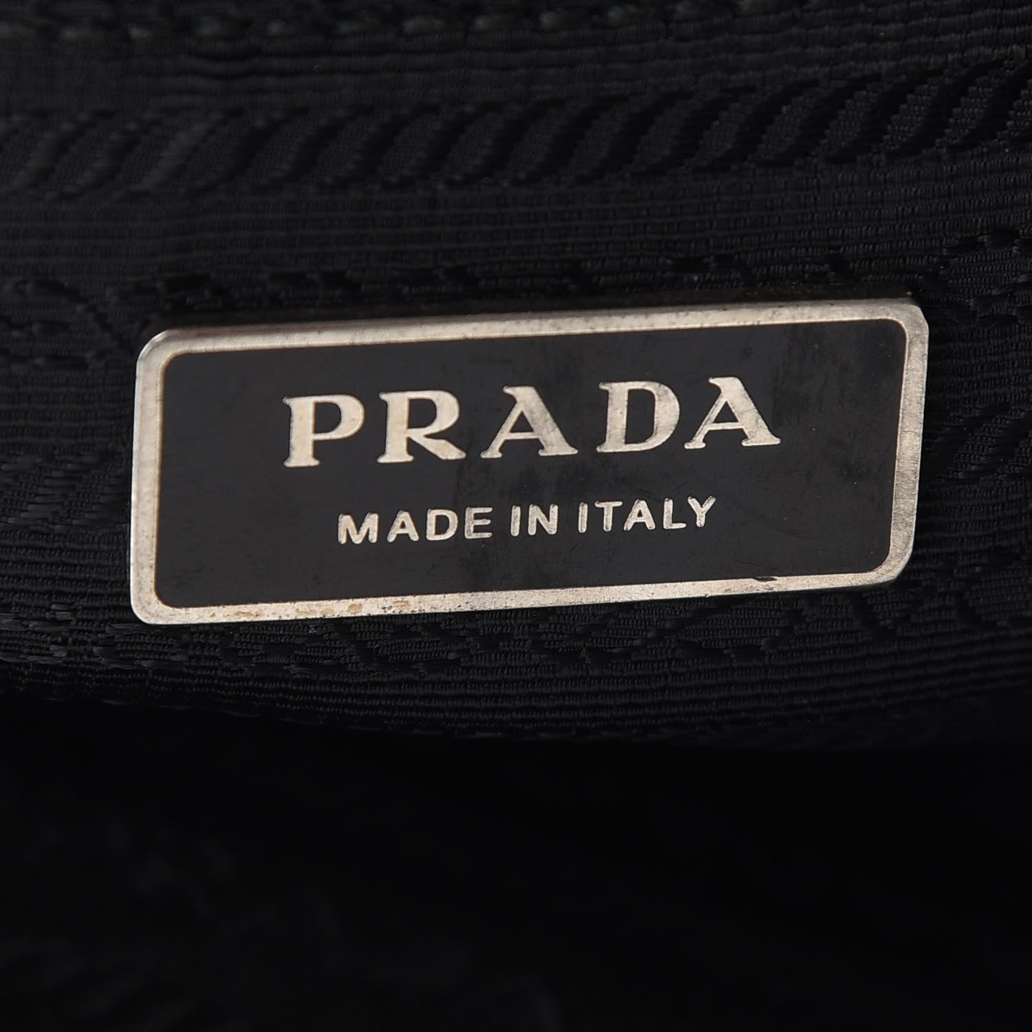 Prada Tessuto Nylon Saffiano Messenger Satchel Black 6 of 9