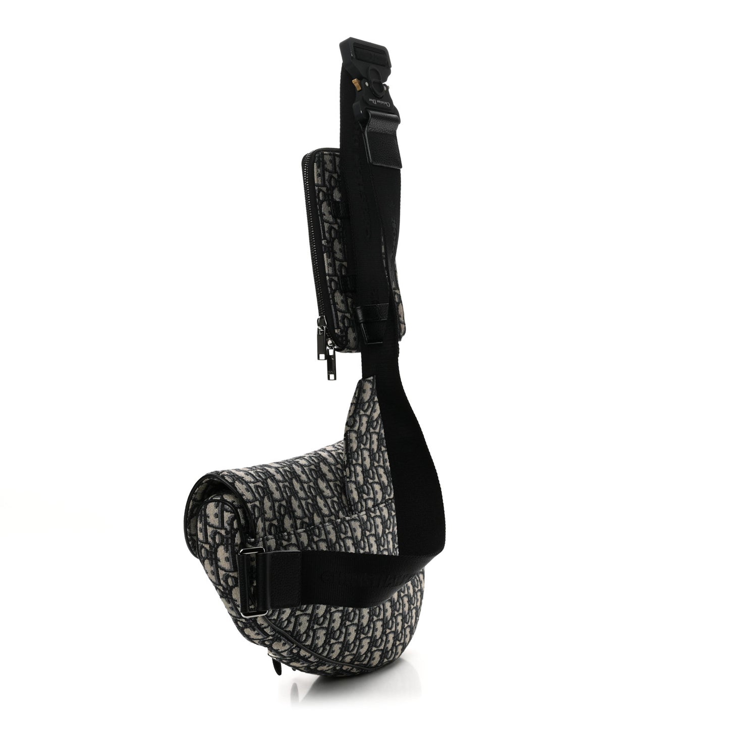 Oblique Mens Saddle Bag Blue