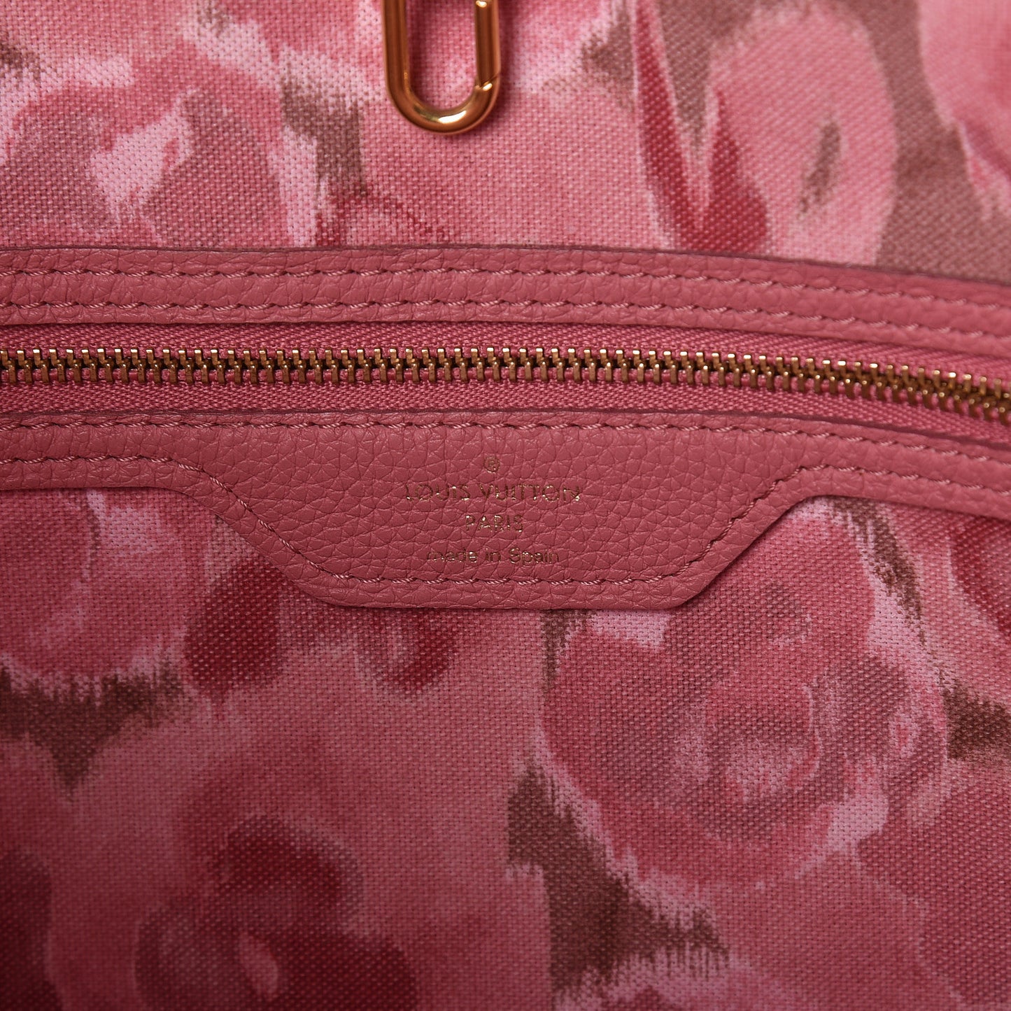 Monogram Articles de Voyage Ikat Neverfull MM Rose Velours