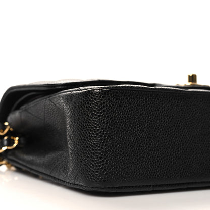 Chanel Caviar Quilted Medium Double Flap Black 9 of 11