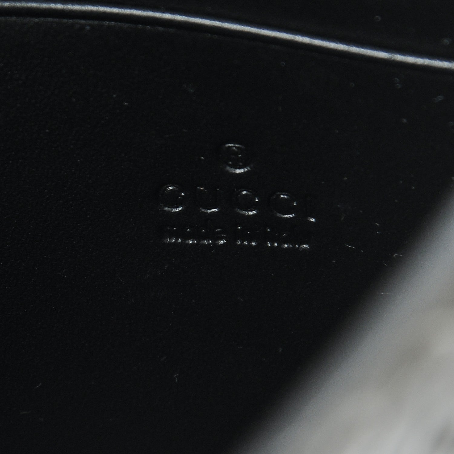 Gucci Guccissima Icon Chain Wallet Black 6 of 6