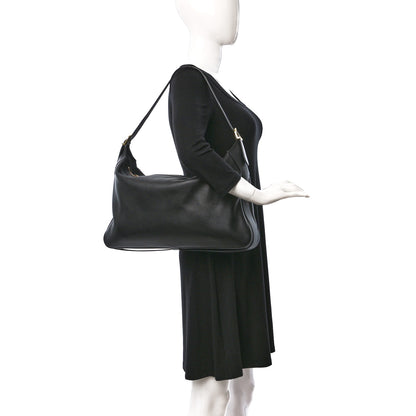 Celine Supple Calfskin Large Romy Shoulder Bag Black 2 of 9