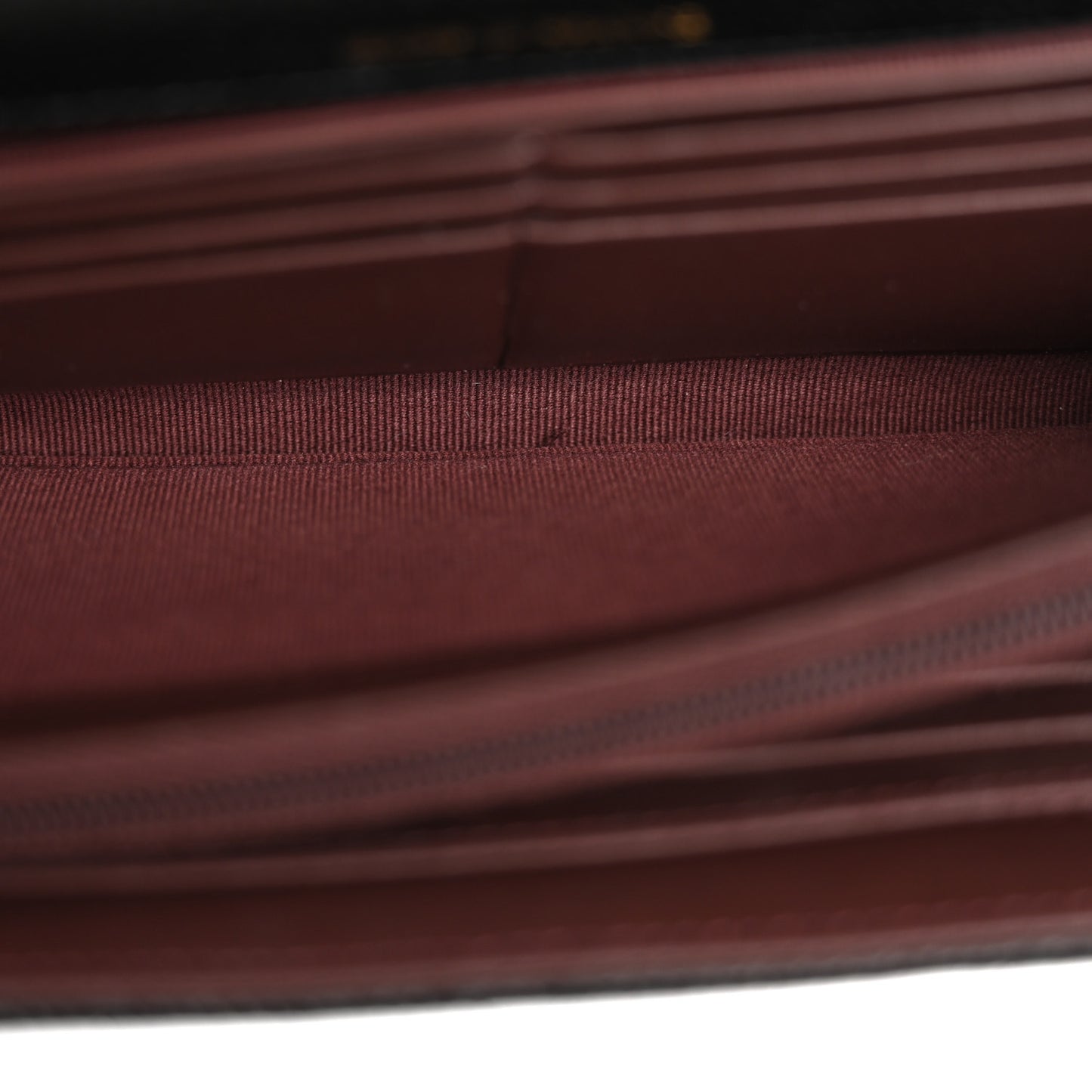Caviar Quilted Large Gusset Flap Wallet Black