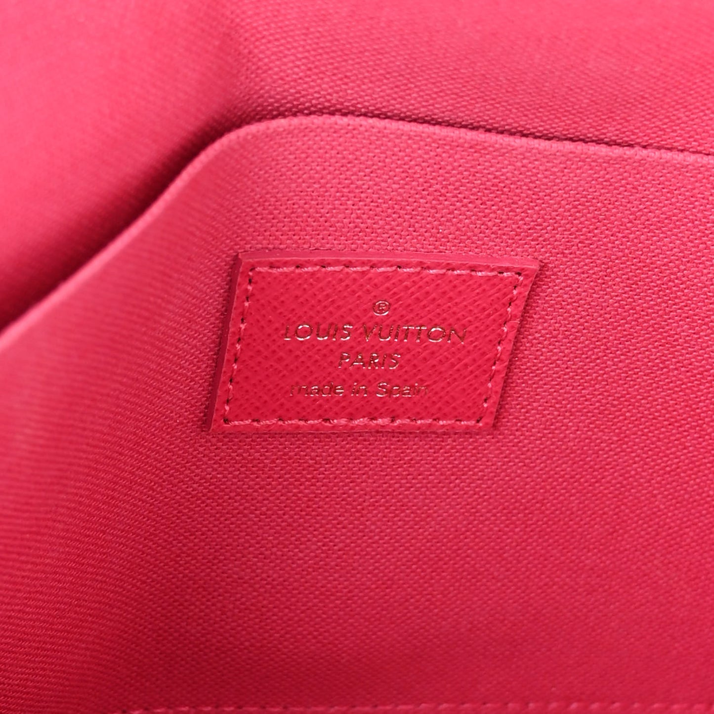 Monogram 2021 Christmas Animation Hollywood Pochette Felicie Chain Wallet Fuchsia