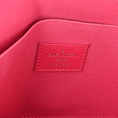 Louis Vuitton Monogram 2021 Christmas Animation Hollywood Pochette Felicie Chain Wallet Fuchsia 6 of 9