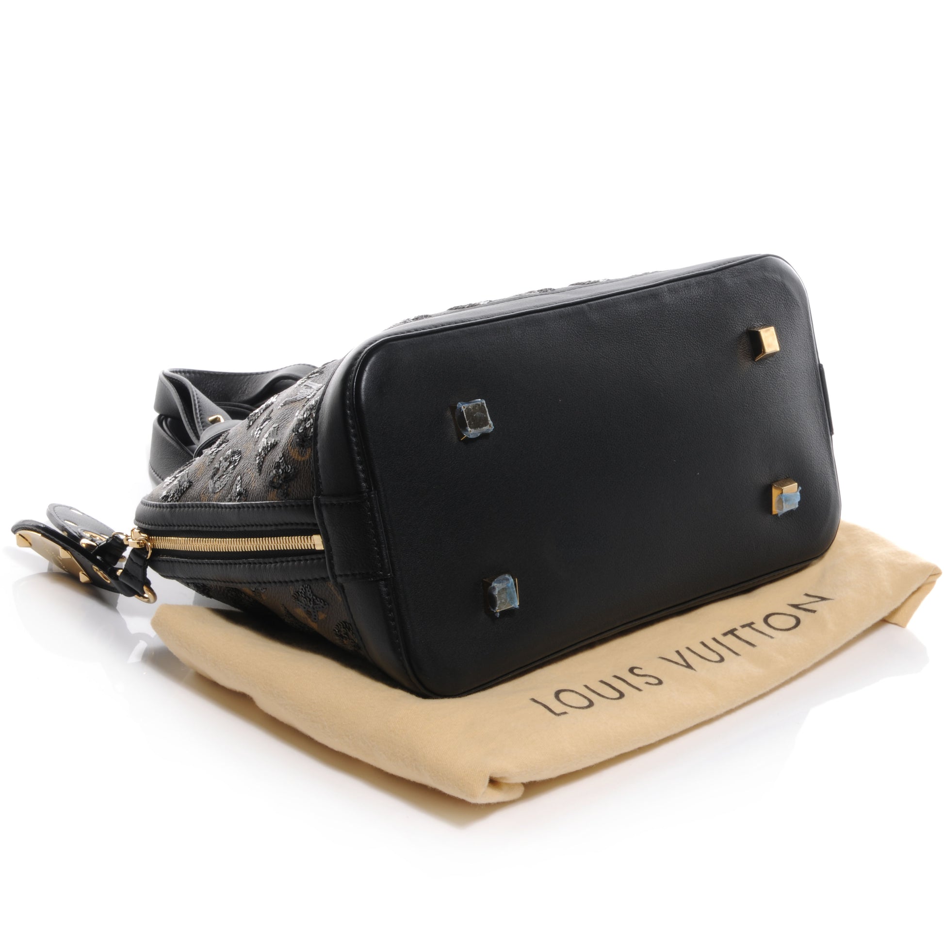 Louis Vuitton Monogram Sequins Eclipse Alma Black 4 of 8