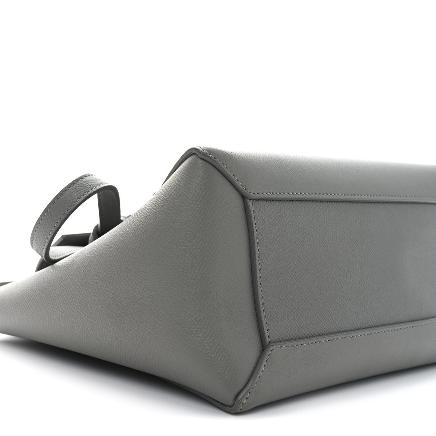 Grained Calfskin Micro Belt Bag Cloud