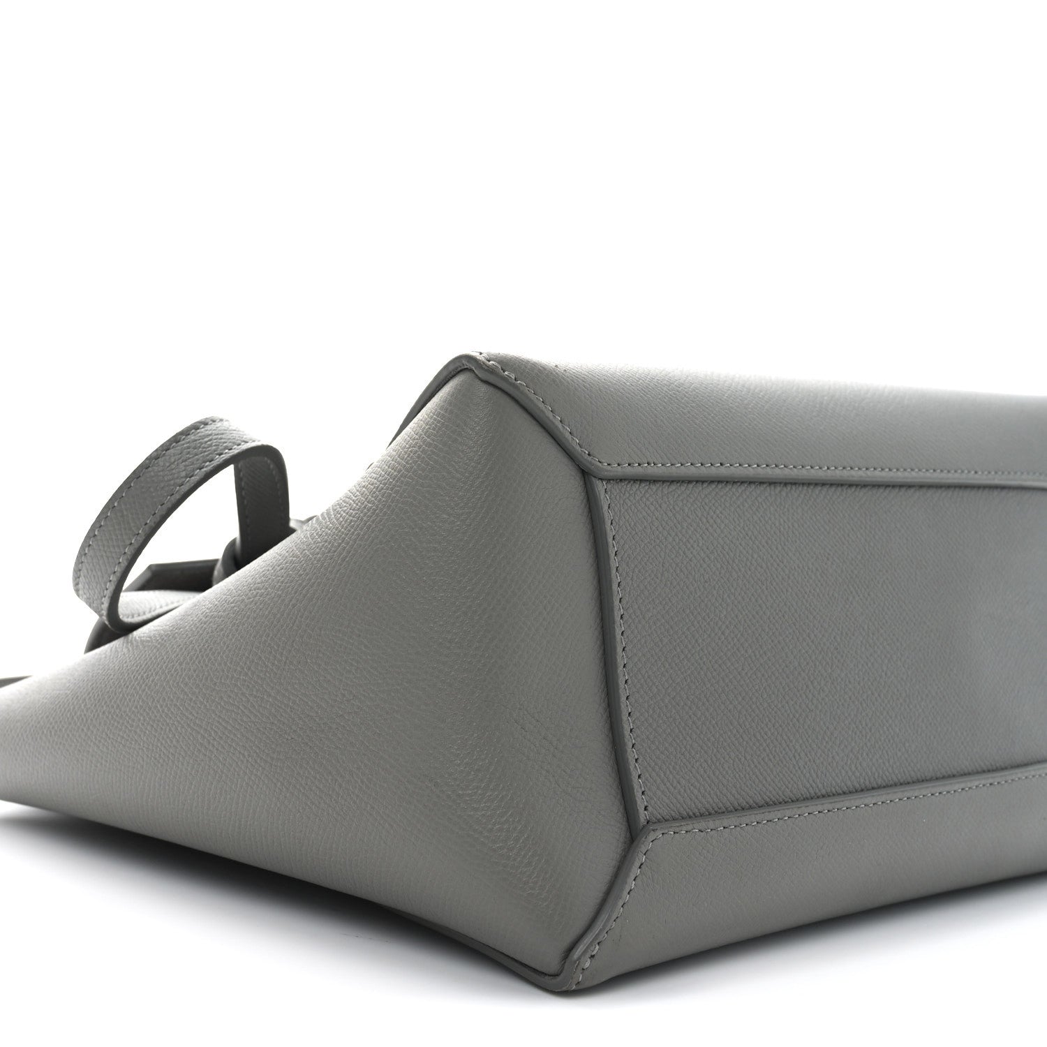 Celine Grained Calfskin Micro Belt Bag Cloud 9 of 10