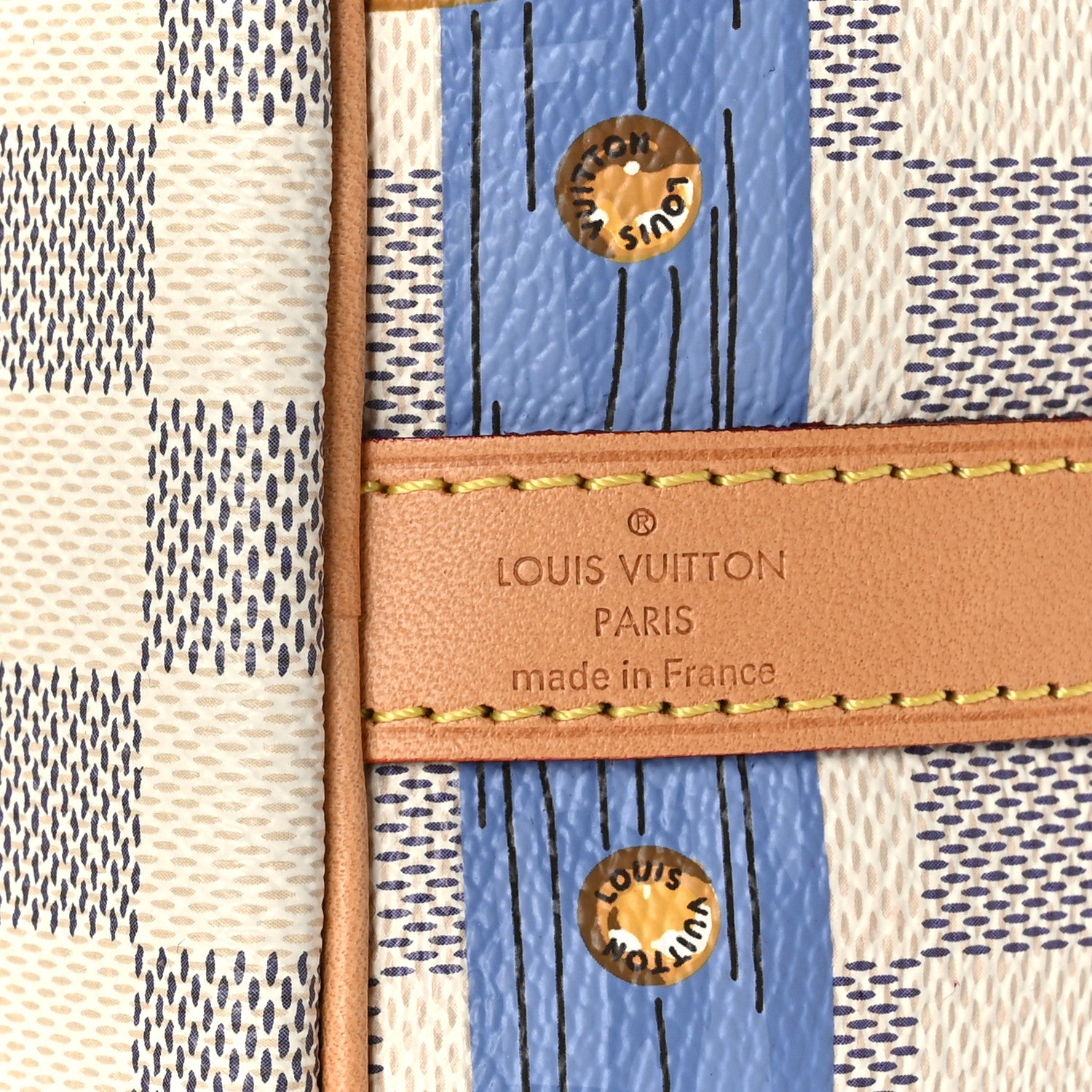 Louis Vuitton Damier Azur Summer Trunks Speedy Bandouliere 30 7 of 11