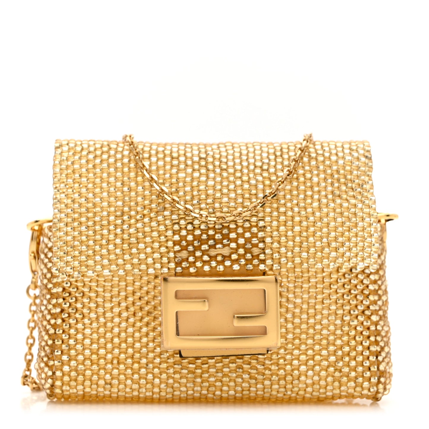 Glass Vitello King Beaded Mini Pico Baguette Charm Semolino