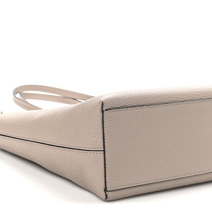 Valentino Garavani Grained Calfskin Small Rockstud Shoulder Tote Poudre 8 of 9