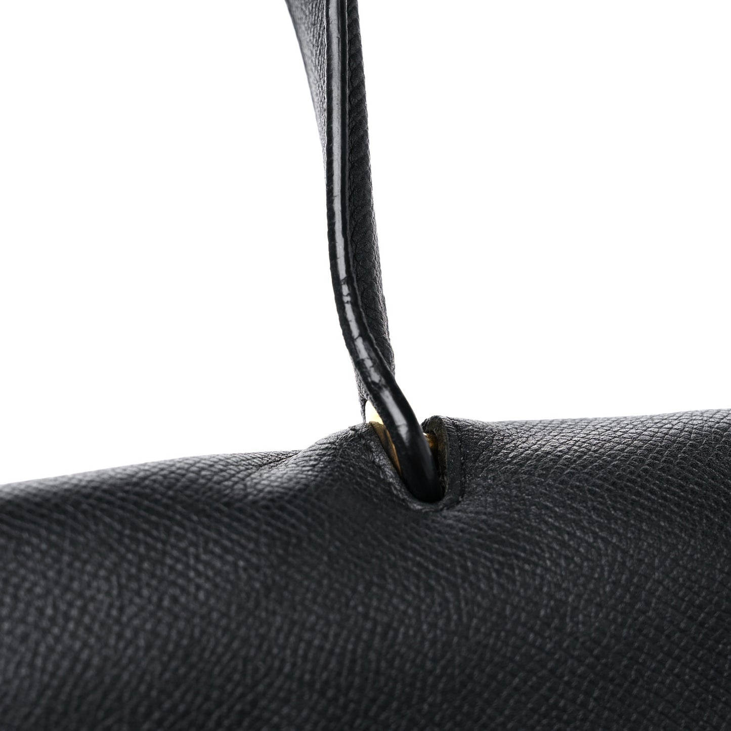 Grained Calfskin Small Belt Bag Black
