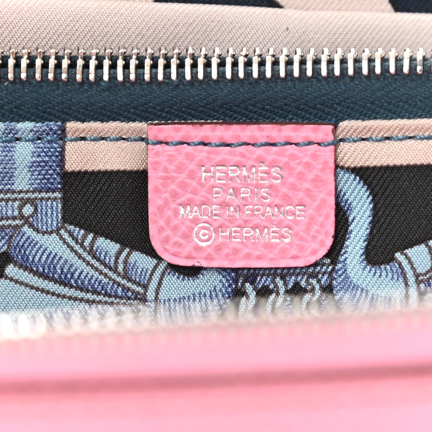 Hermes Epsom Silk'In Wallet Rose Confetti 6 of 12