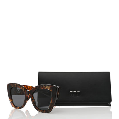 Fendi Acetate F is Fendi FF 51mm Cat Eye Sunglasses 0327/S Tortoise Camouflage 7 of 7