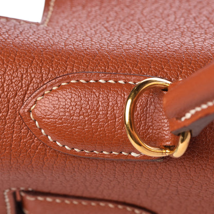 Hermes Chevre De Coromandel Kelly Sellier 32 Brique 9 of 36