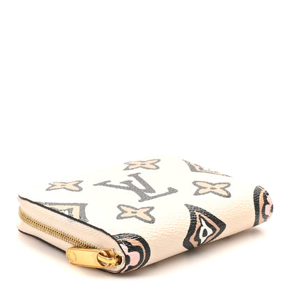 Louis Vuitton Monogram Giant Wild At Heart Zippy Coin Purse Creme 4 of 6