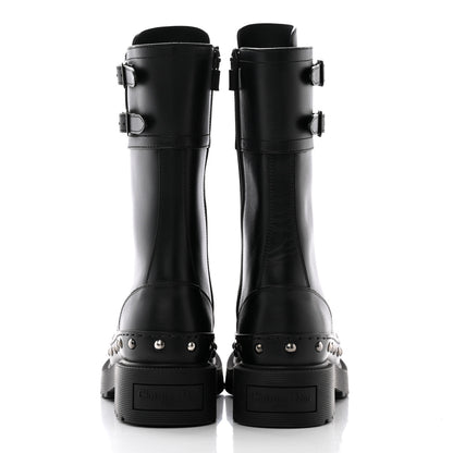 Christian Dior Calfskin Diorquake 25mm Combat Boots 36 Black 5 of 15