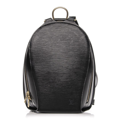 Louis Vuitton Epi Mabillon Backpack Black 1 of 6
