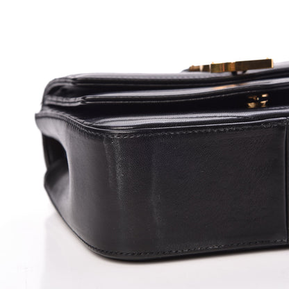 Saint Laurent Lambskin Matelasse Chevron Monogram Small Sulpice Bag Black 7 of 10