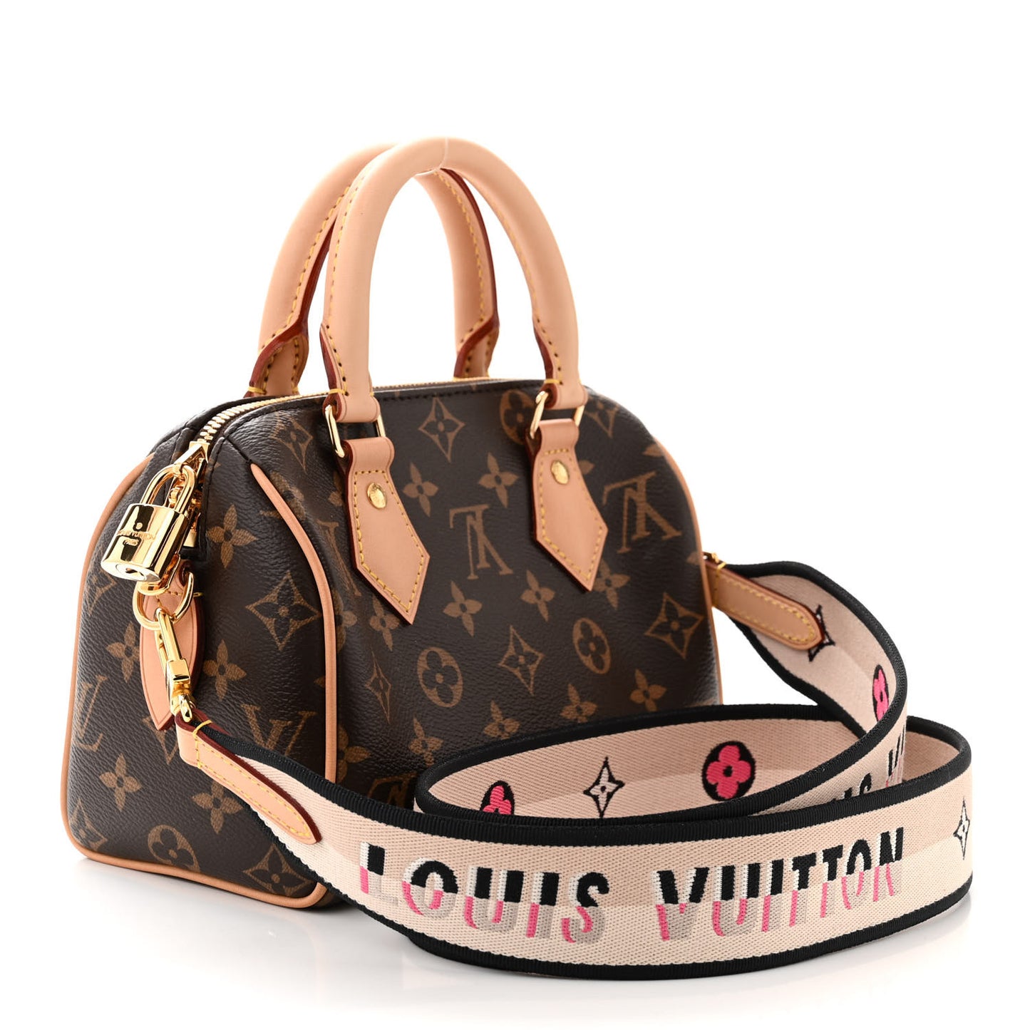 Monogram Speedy Bandouliere 20 Black
